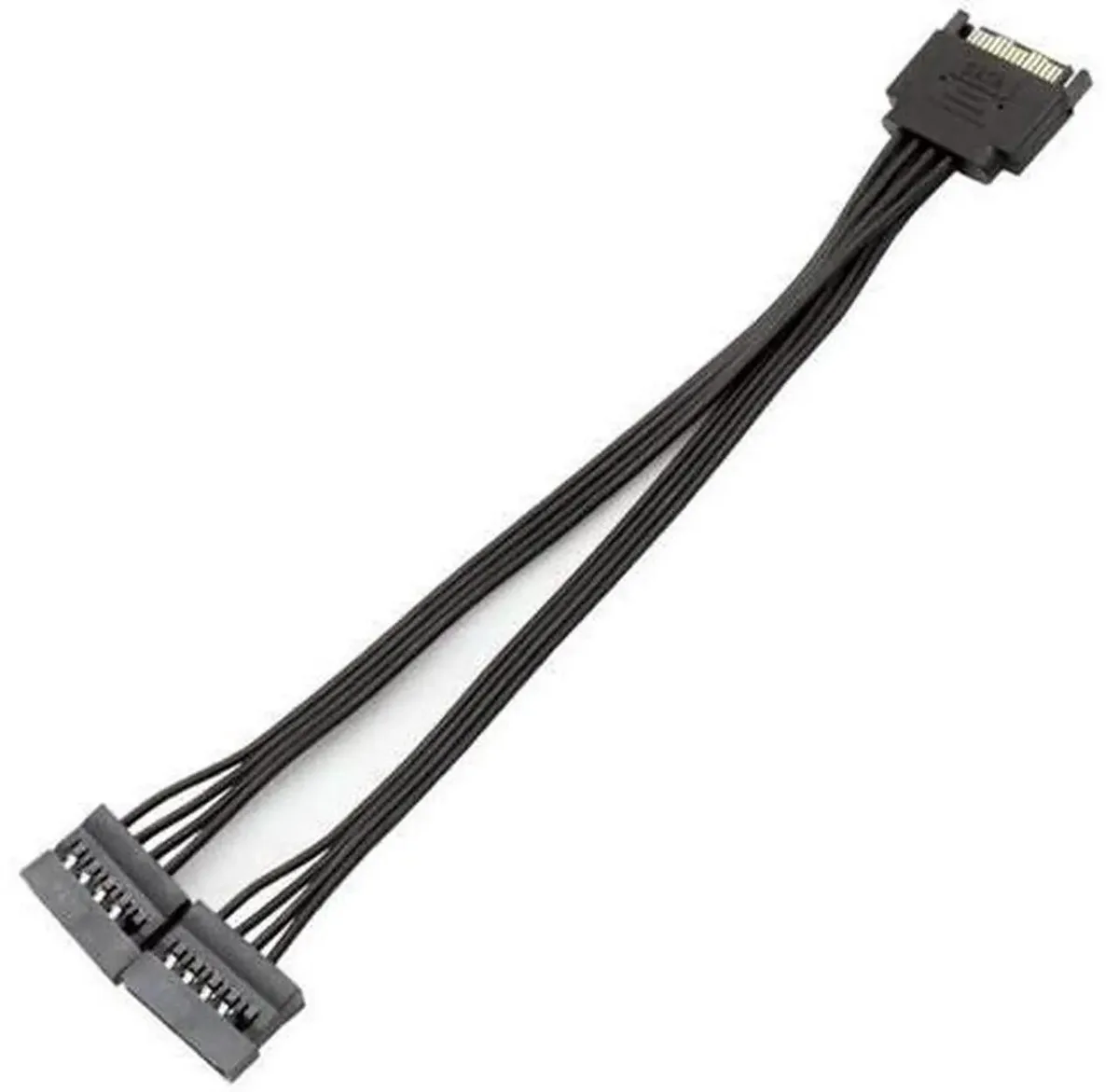 SMUGDESK SMUGDESK 15 Pin SATA 1-to-2 Power Splitter Cord 22cm 8.6 Inch — product photo