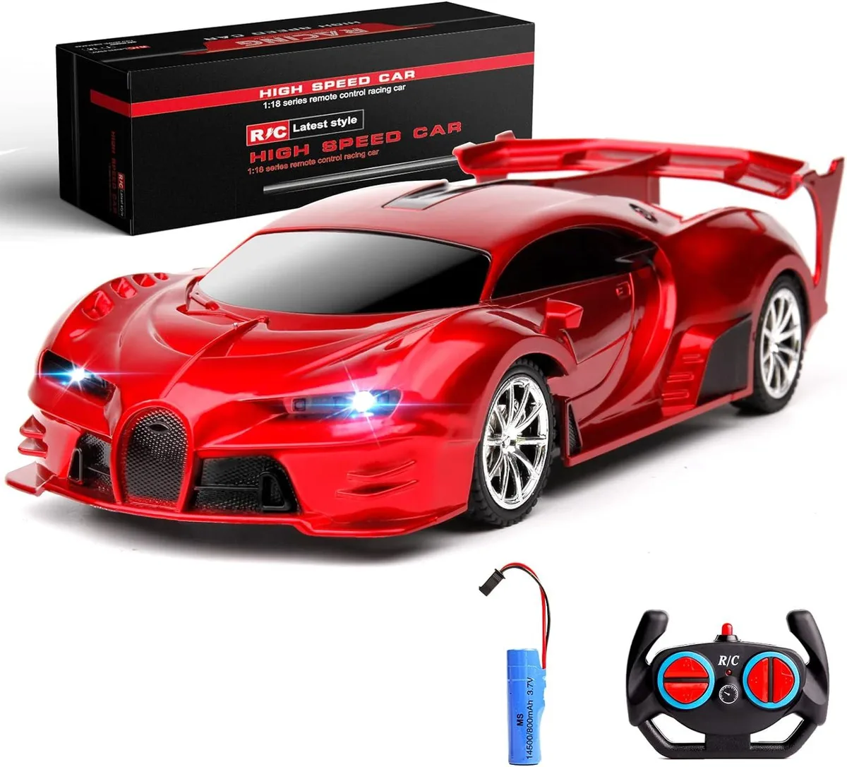 usbroway usbroway 1/18 RC Car 2.4GHz Red — product photo
