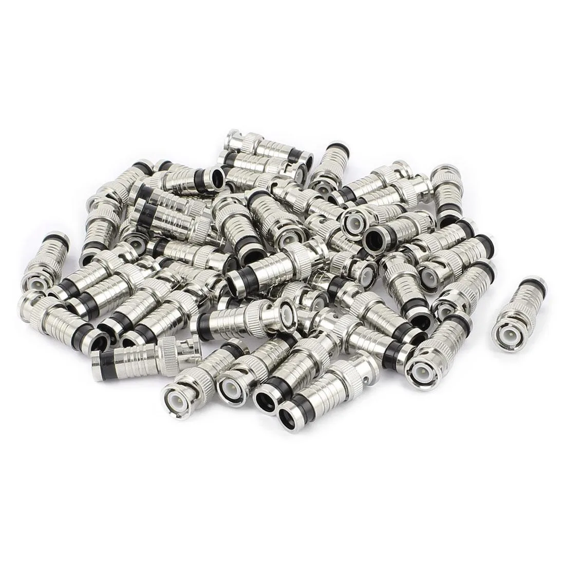 Unique-Bargains Unique-Bargains BNC Male Compression Connector RG59 50 Pcs — product photo