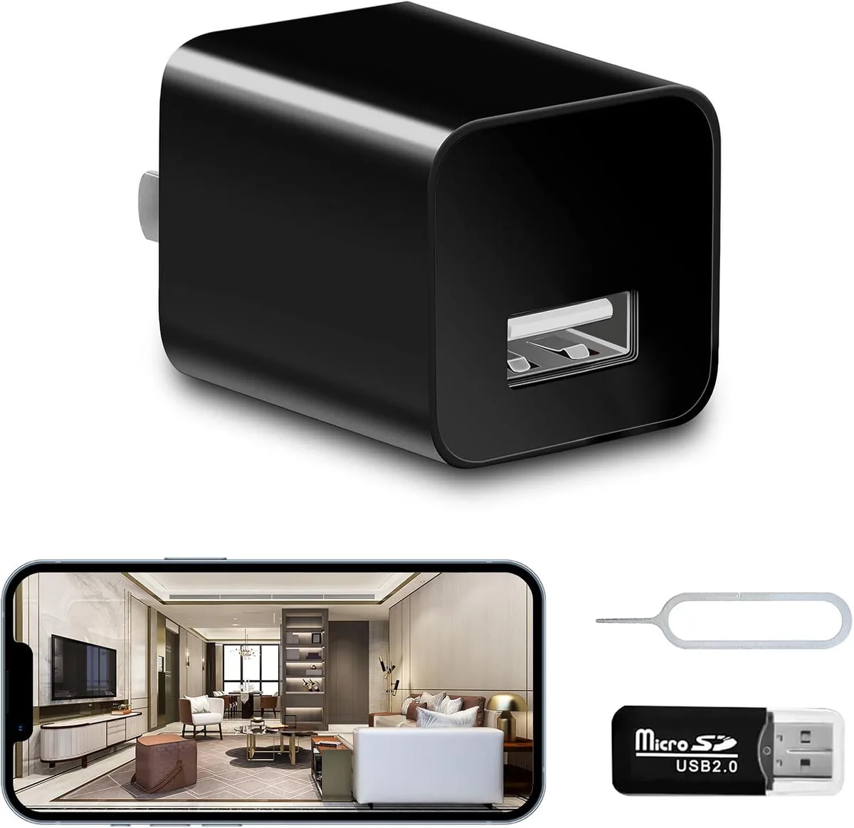  Clover Q11 1080p USB Charger Hidden Camera — product photo