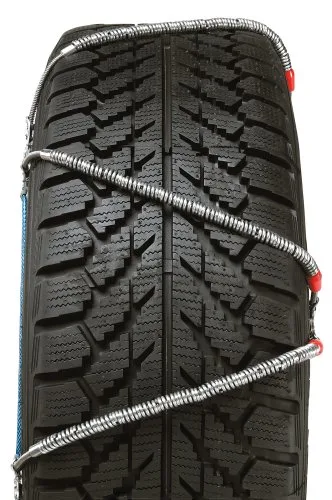 Peerless Super Z6 SZ435 tire chain with diagonal crossmembers and alloy steel coils