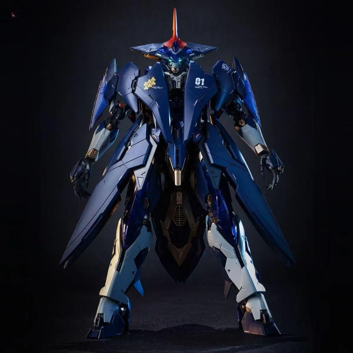 Universal Universal DP-H01 Lingyao 1/100 Scale Mecha Collectible 25.8 cm 43 Frames Blue — product photo