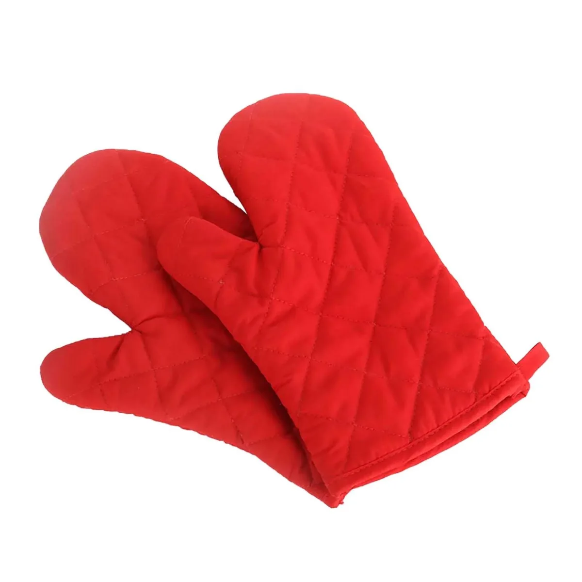 No Sew No Sew oven mitts Red 11.02 x 6.3 x 1.18 Inches — product photo
