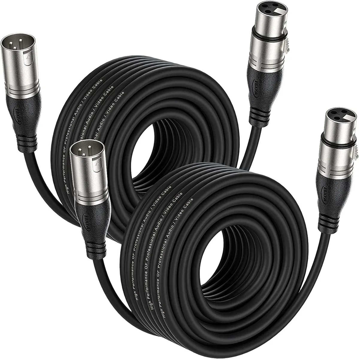  Hosa XLR Cable 50 ft 24 AWG Male-to-Female Black — product photo