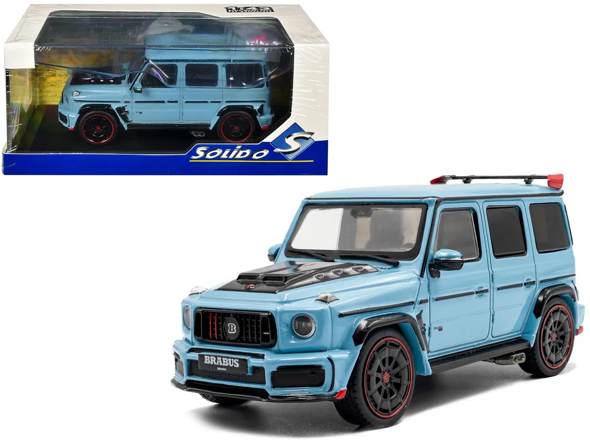 Solido Solido 2021 Brabus Rocket 900 China Blue Black Hood 1/43 hobby collectible — product photo