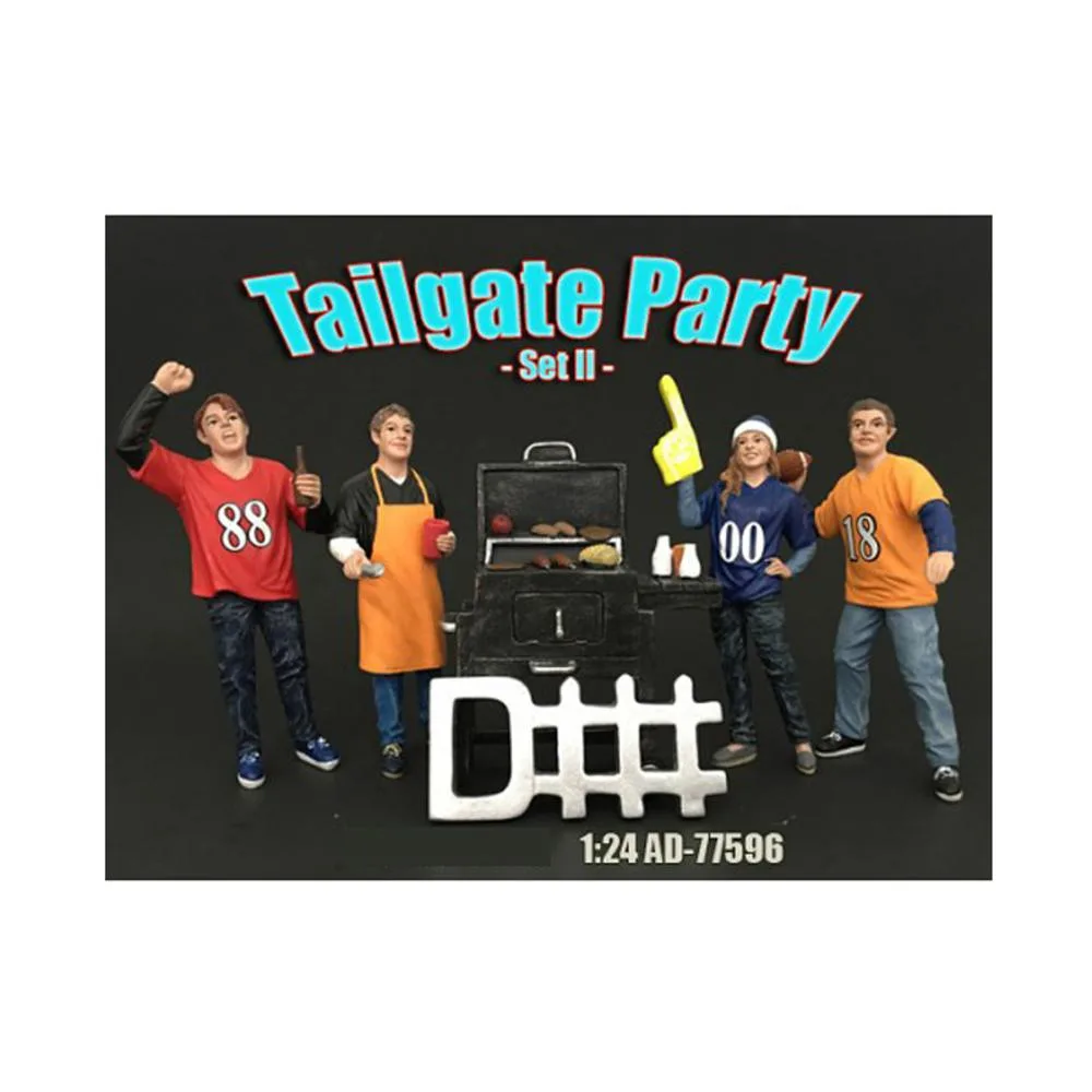 American Diorama American Diorama Tailgate Party Set II 1/24 Vehicle Accessory — product photo