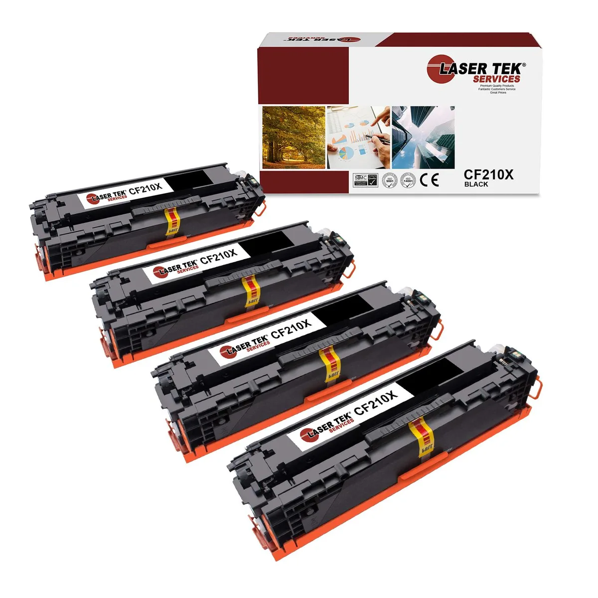 Laser Tek Services Laser Tek Services 131X Black Toner Cartridge 4PK CF210X 2400 pages — product photo