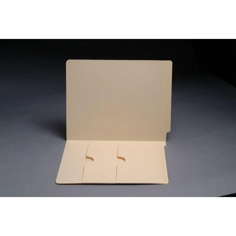 Box of fifty manila folders with reinforced end tabs and double inside pockets