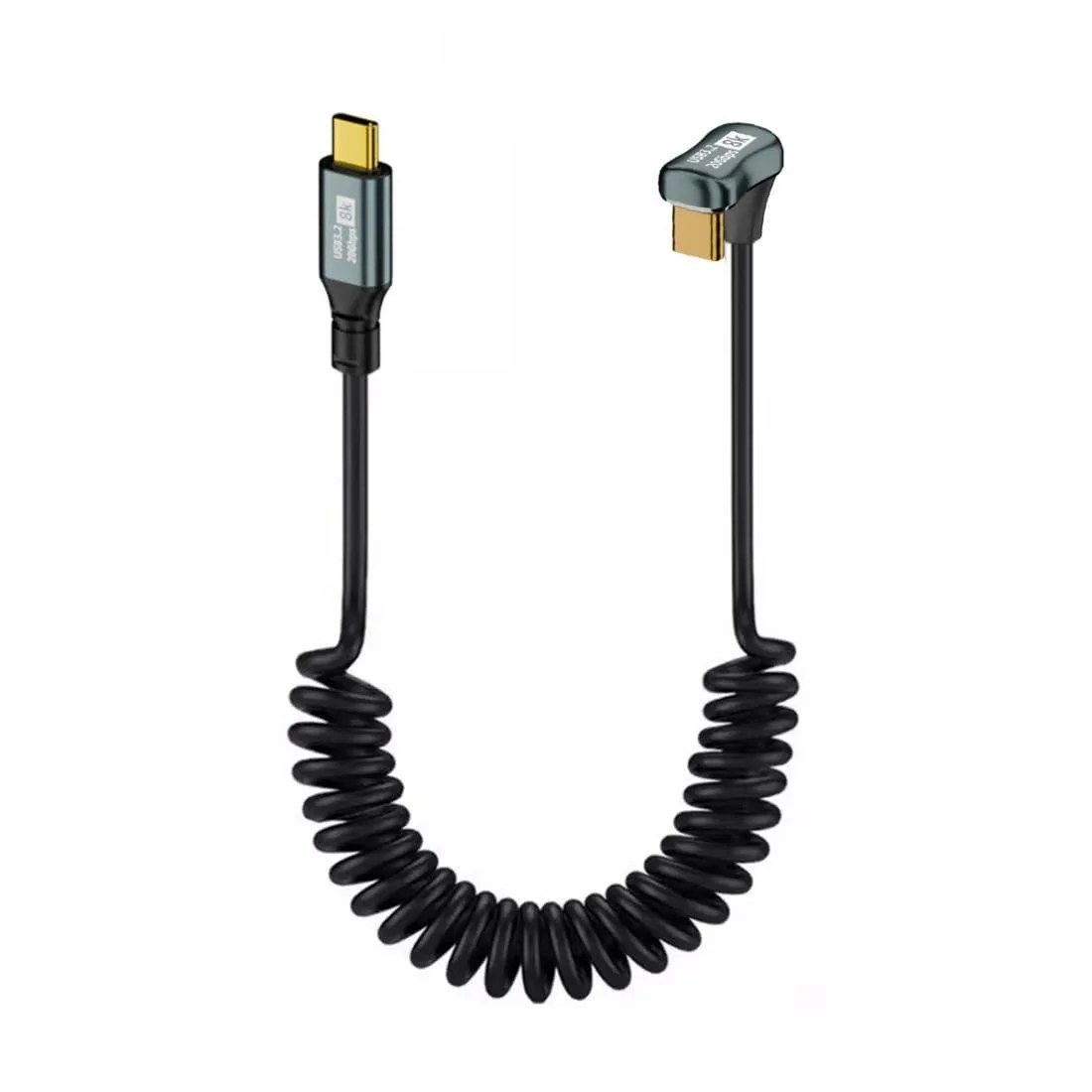 Vszerda Vszerda USB C to C Coiled Cable USB 3.2 20Gbps 100W 8K@60Hz 1.8m — product photo