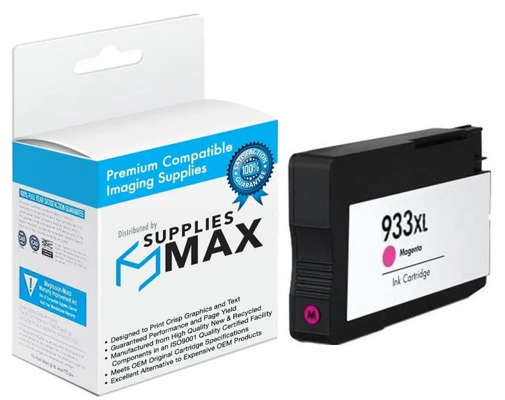 SuppliesMax SuppliesMax Magenta High Yield Inkjet Cartridge 825 Pages CN055AN — product photo