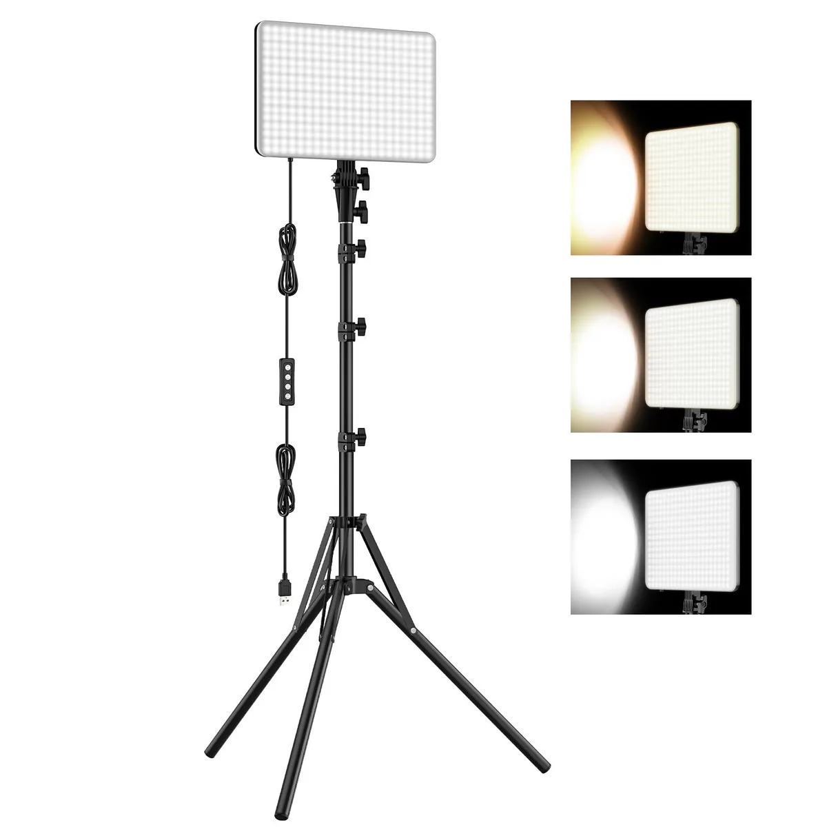  Anautin K15-US 15W 1700 Lumens 2500-8500K USB Lighting Kit — product photo