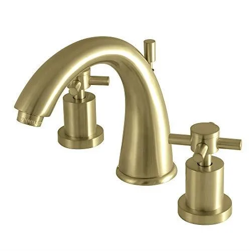 KINGSTON BRASS KINGSTON BRASS Concord KS2967DX Widespread Bath Faucet Brushed Brass — product photo