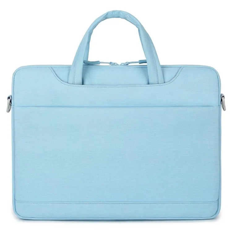 allentian allentian P510 waterproof oxford cloth laptop handbag 15-16 inch blue black accessory — product photo