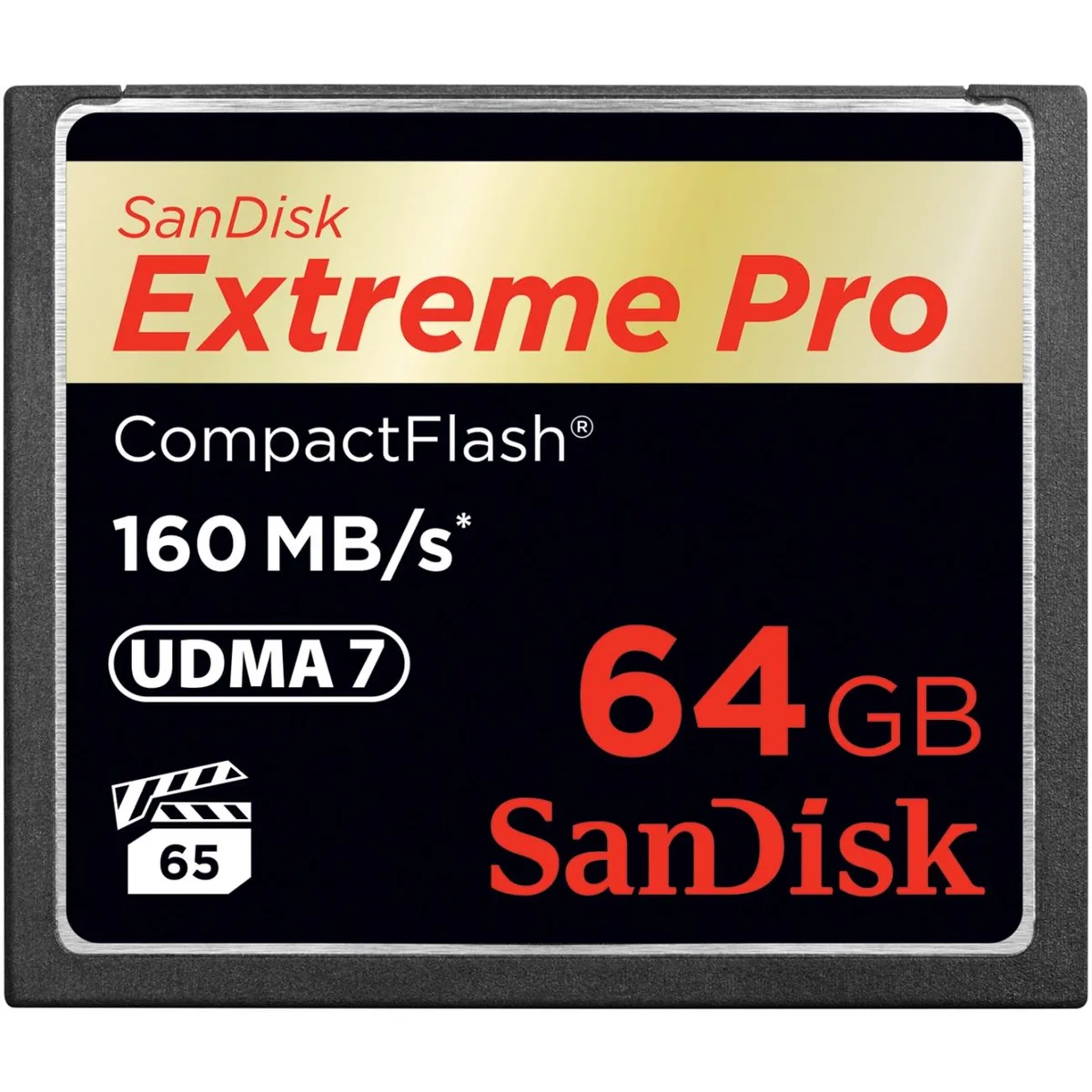 SanDisk SanDisk Extreme Pro 64 GB CompactFlash SDCFXPS-064G-A46 camera accessory — product photo