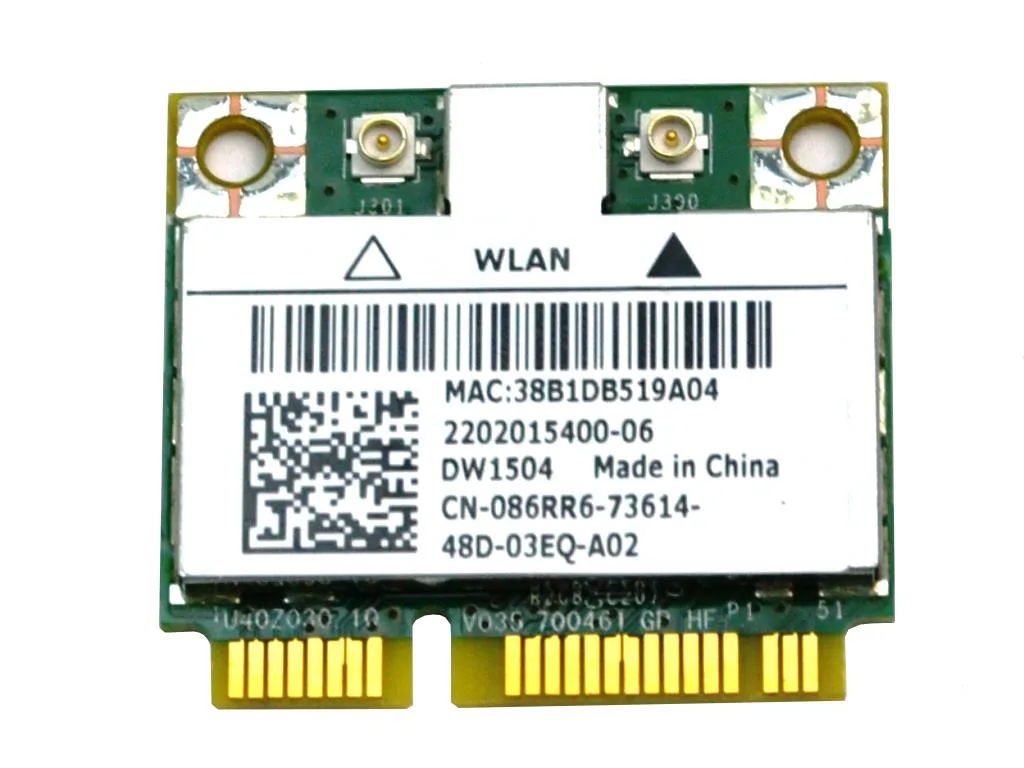 DELL DELL 86RR6 BCM94313HMG2L PCIe Wi-Fi adapter — product photo