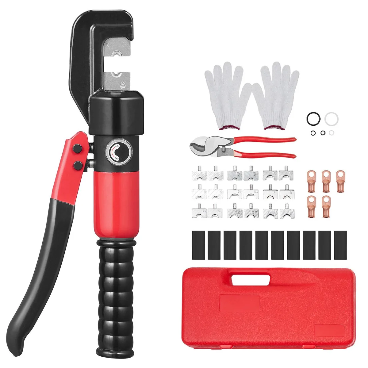 VEVOR VEVOR Hydraulic Crimping Tool YQ-70A+LK-60A AWG12-2/0 9 Dies Kit — product photo