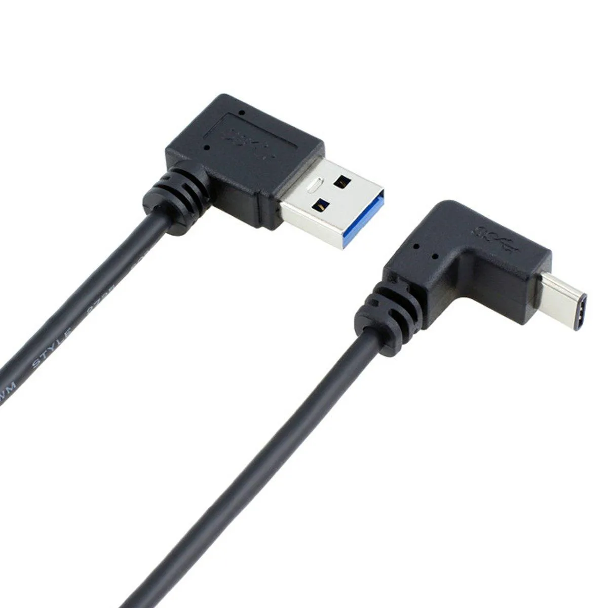 LORDWORLD LORDWORLD USB 3.1 Type-C 90° Angled Male Data Cable 100cm — product photo