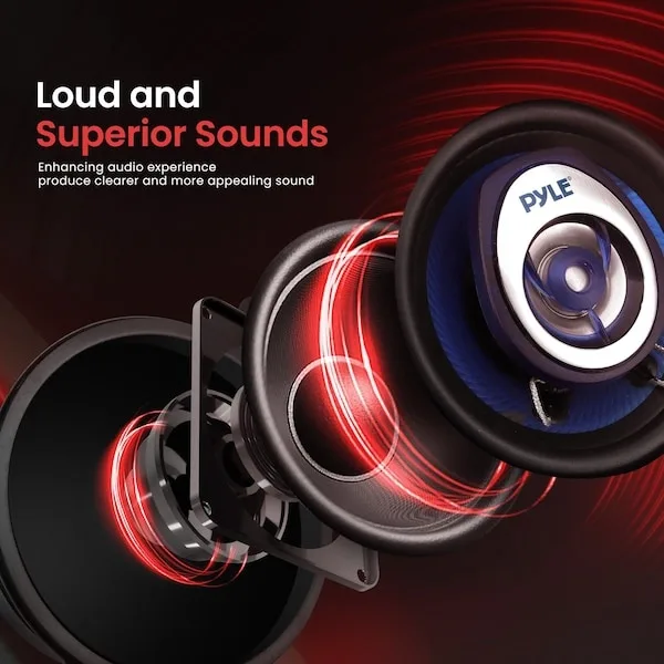 Pyle Pyle PL410BL 4x10 3-Way Car Speakers 300W — product photo