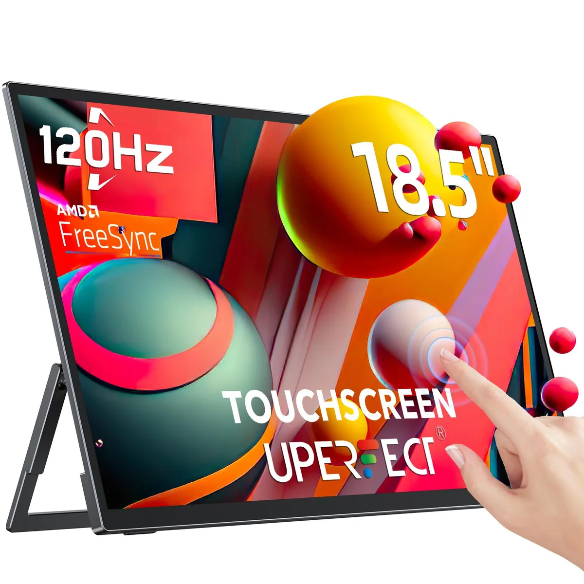 Uperfect Uperfect 18.5" 120Hz Touchscreen 100% sRGB FHD IPS HDR 180° Stand Portable Monitor — product photo