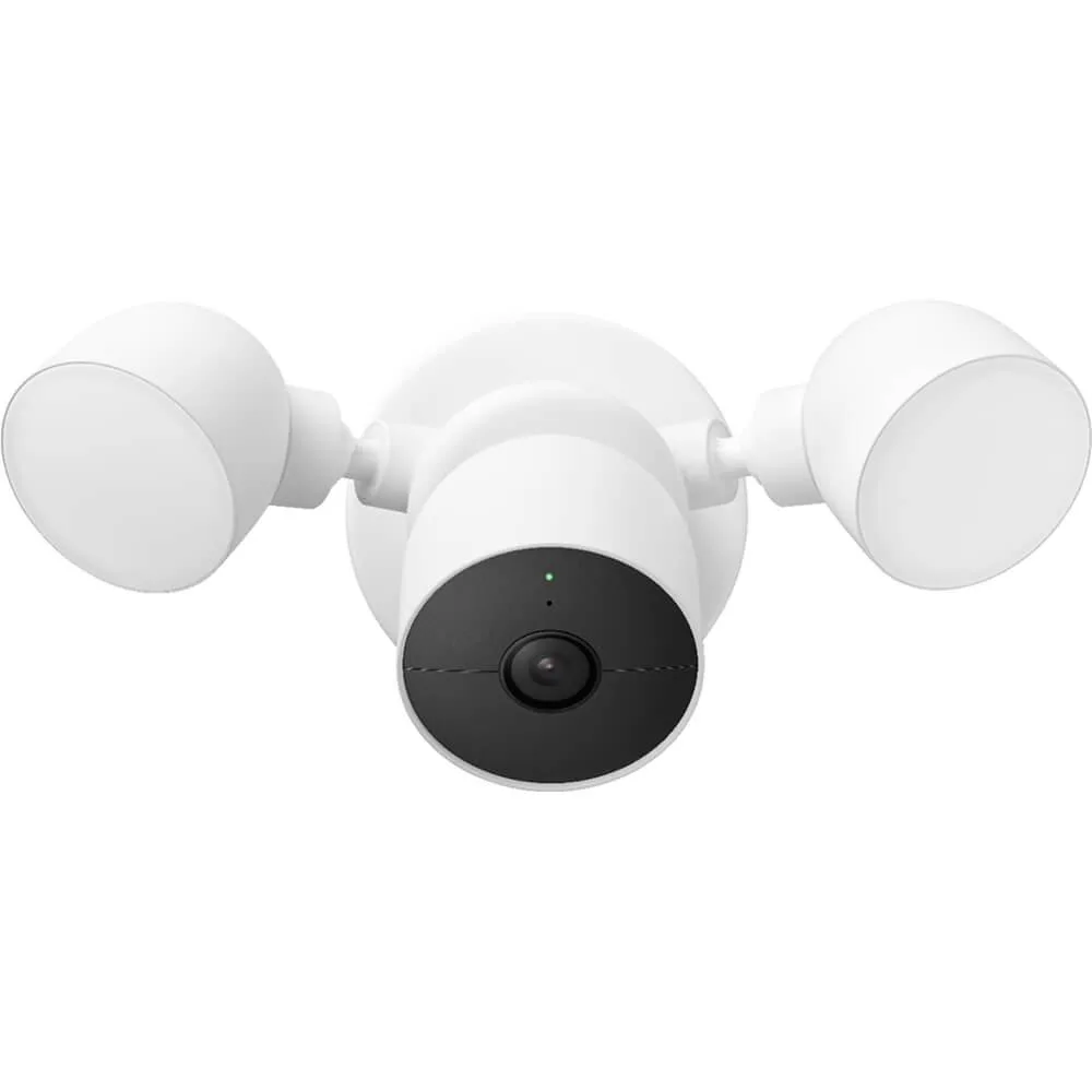 Google Home Google Nest Camera with Floodlight 1080p White — product photo