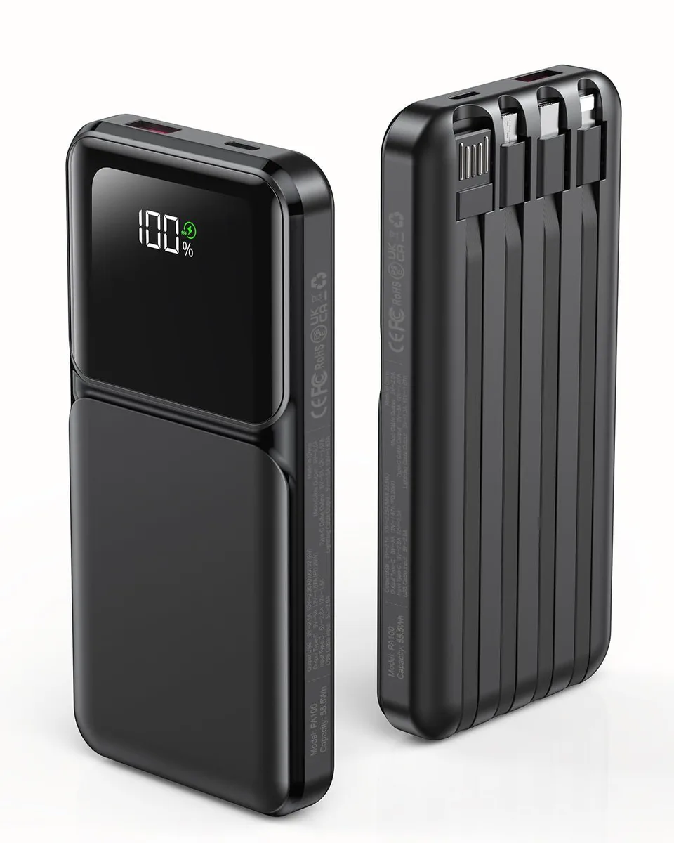  RONEGN PA100-10 10000mAh Power Bank Black — product photo