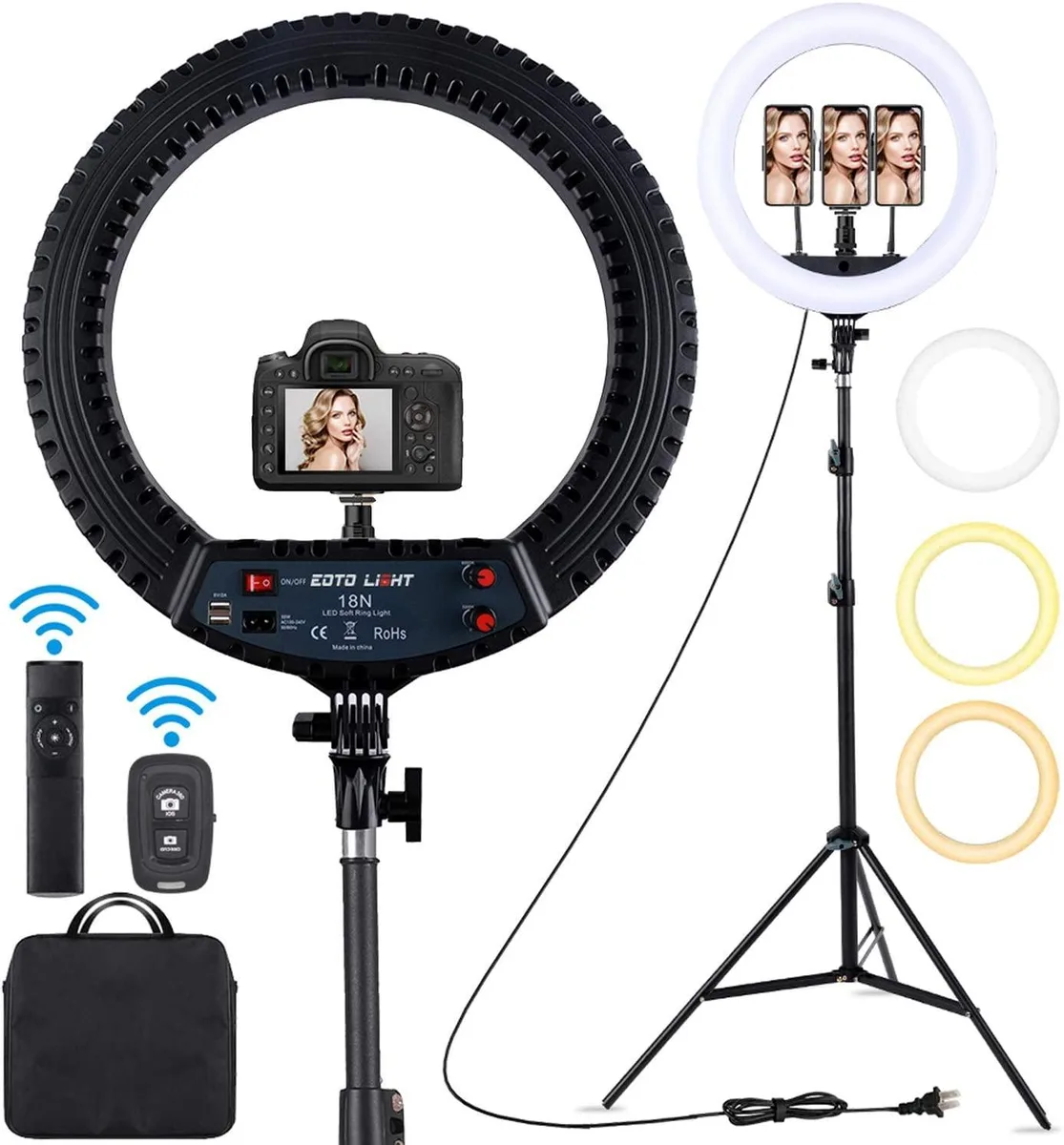 Neewer HQ-18N 18 inch LED Ring Light CRI 90 — product photo