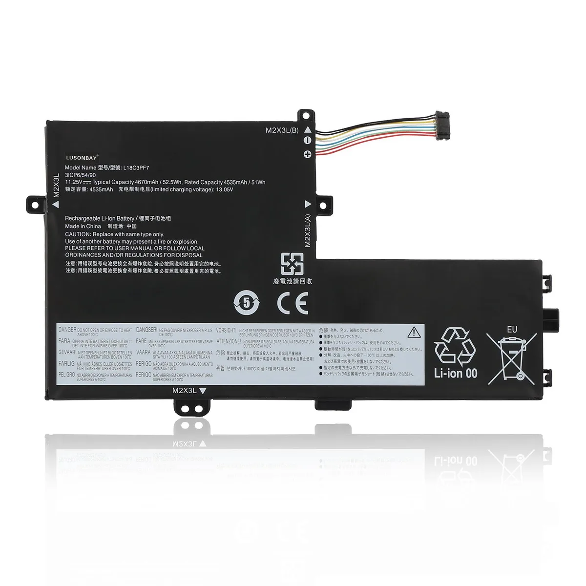 KingSener KingSener L18C3PF6 laptop battery 3220mAh 11.25V — product photo