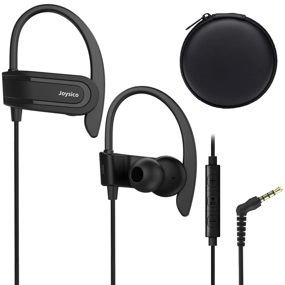 No Sew No Sew YS3 Black 13mm 3.5mm Wired In-Ear Headphones — product photo