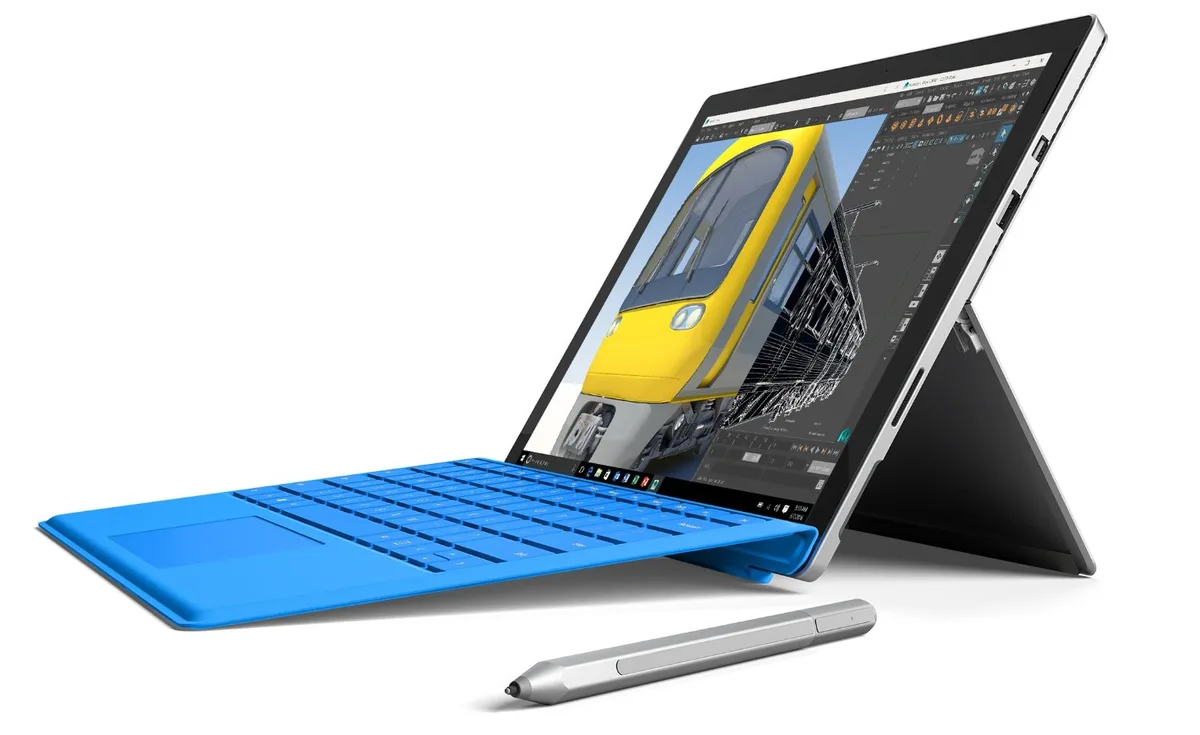 Microsoft Microsoft Surface Pro 4 FFU-00001 2-in-1 laptop 128 GB 4 GB RAM Intel Core i5-6300U 12.3" Silver — product photo