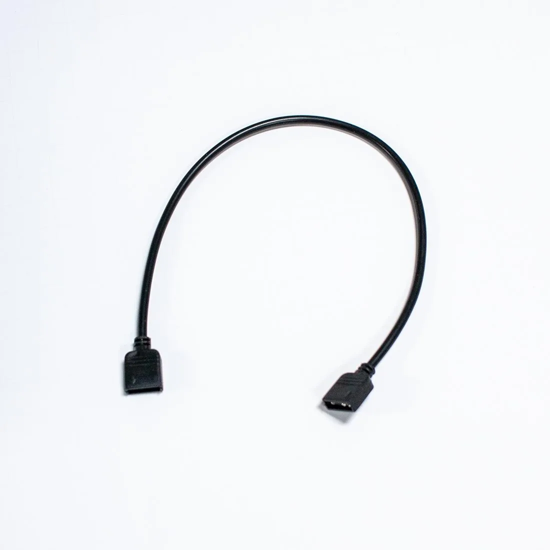 ModMyMods ModMyMods 3-Pin Female Addressable RGB 30cm Extension Cable - Black — product photo