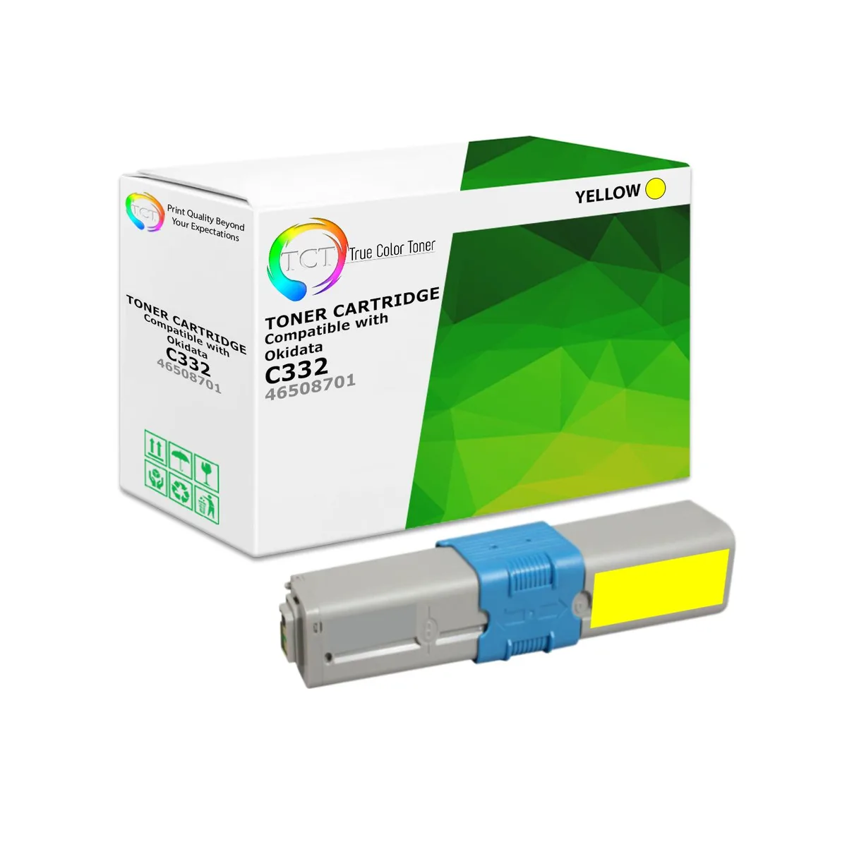 True Color Toner True Color Toner 46508701 Yellow Toner Cartridge 3000 Pages — product photo
