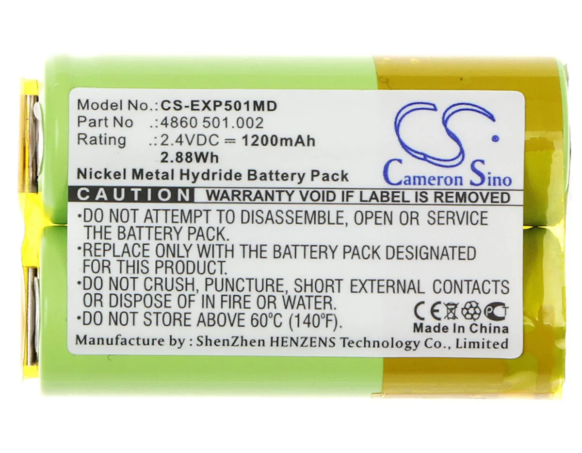  Cameron Sino Battery for Eppendorf 4860 Research Pro 1200mAh 2.4V — product photo