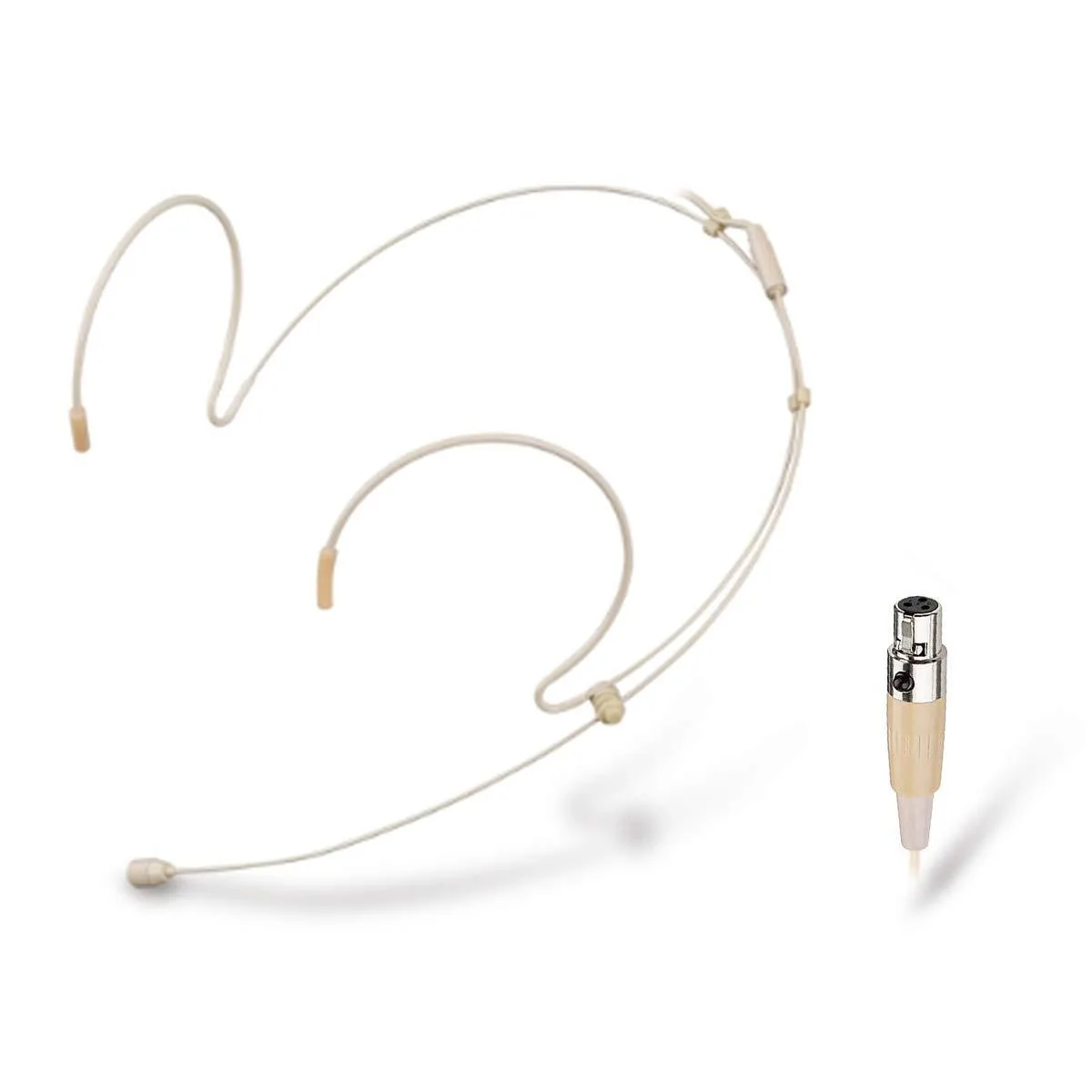  Haoin 1810C headset microphone beige Mini XLR TA3F 1.2m — product photo