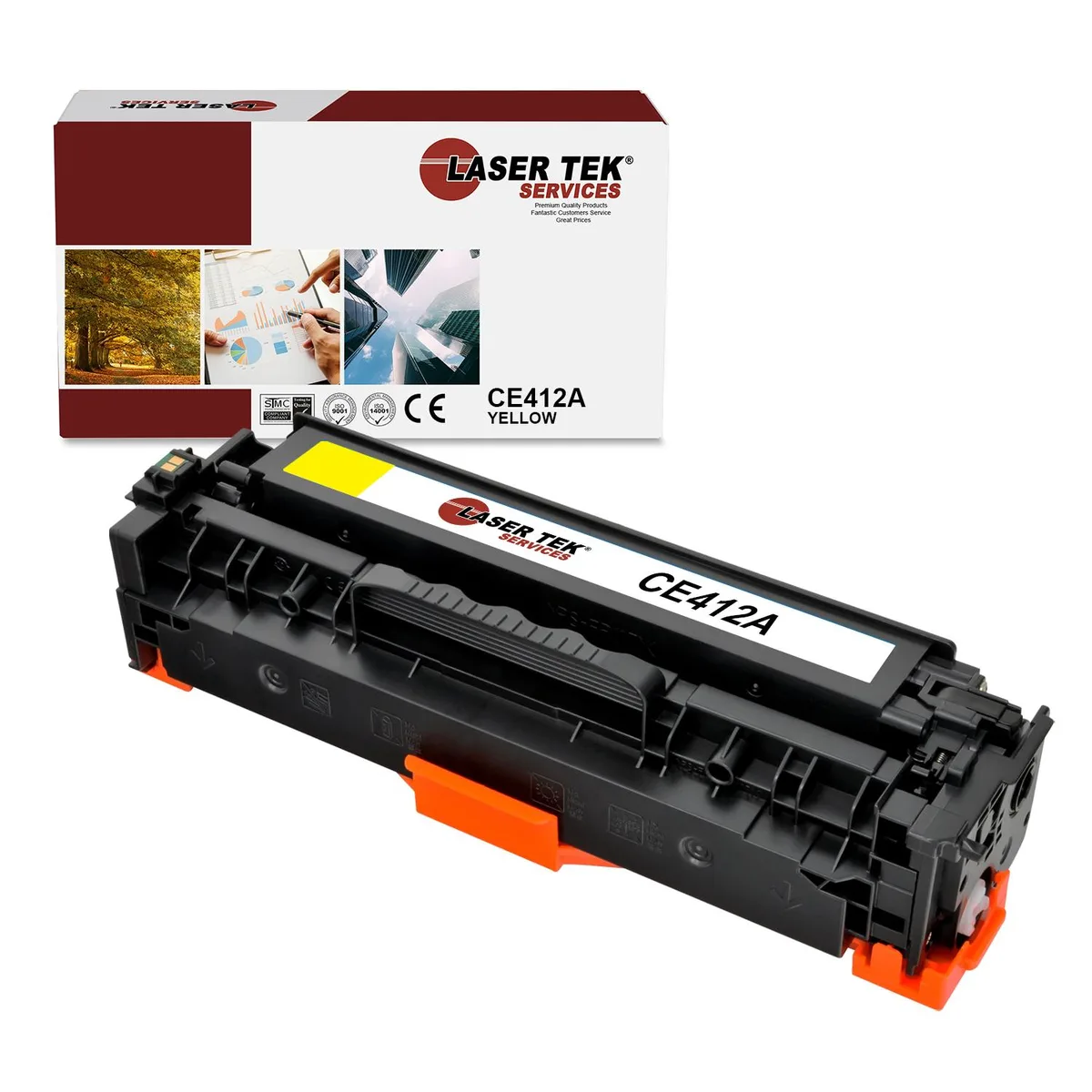 Laser Tek Services Laser Tek Services CE412A Yellow Toner Cartridge 2600 pages — product photo
