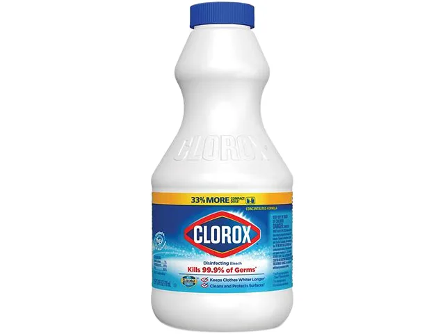 Clorox Clorox CLO32251 Regular Bleach 24 oz 12/Carton indoor maintenance — product photo