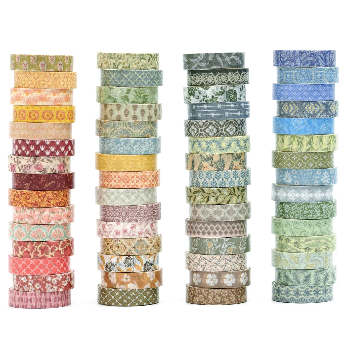 YUBX YUBX YUBX-WTLYMF-JP60 washi tape 60 rolls 10 mm 2 m — product photo