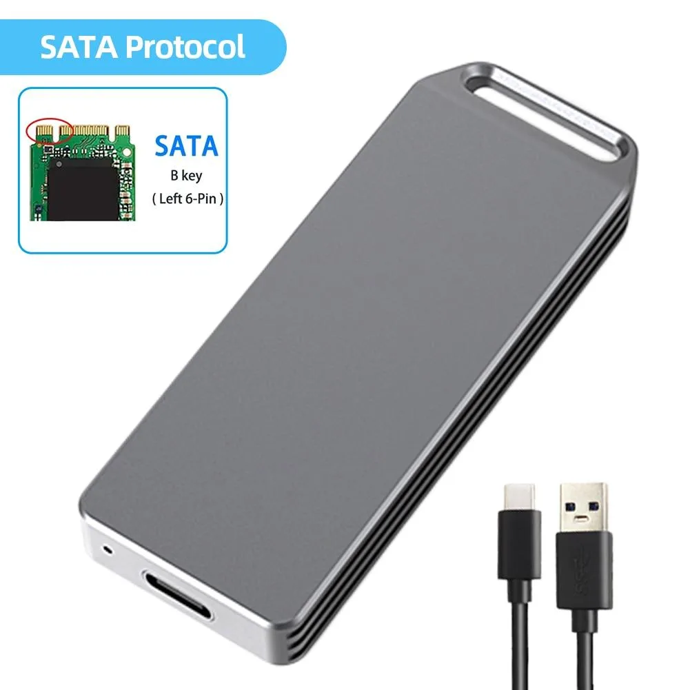 YINGHUA YINGHUA M.2 SSD Enclosure NVMe/SATA USB 3.1 10Gbps 2230/2242 2TB — product photo