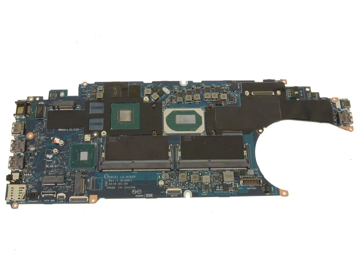DELL DELL Latitude 5501 Motherboard M0K66 i7-9850H 2.6GHz Discrete Graphics — product photo