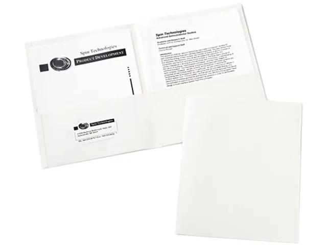 Avery Avery 47991 Two-Pocket File Folders White 25 — product photo