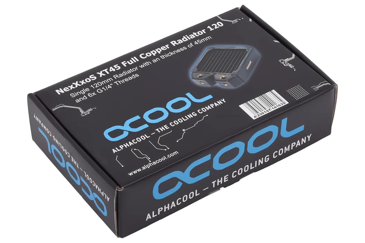Alphacool Alphacool NexXxos XT45 120mm 45mm Black Radiator (14163) — product photo