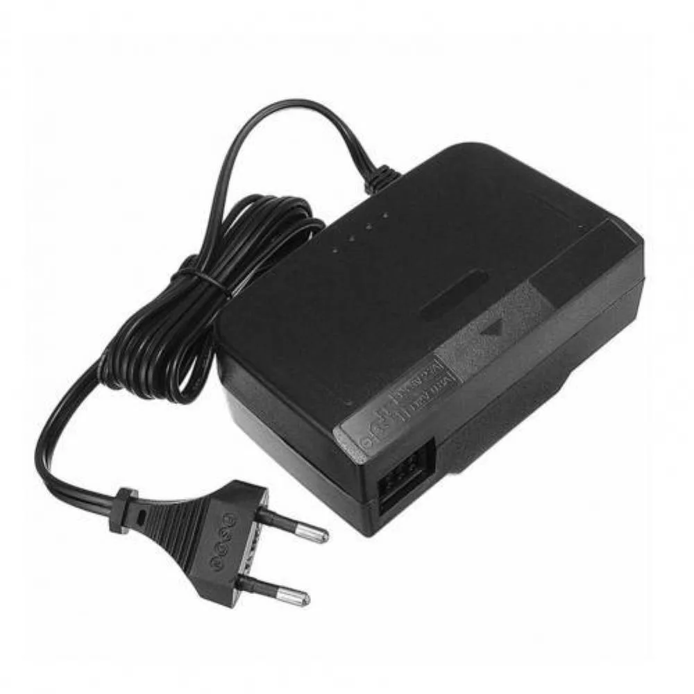 Ruth's sister Ruth's sister N64 AC adapter EU plug 100-245V 3.3V 2.7A 12V .8A 95cm cable — product photo