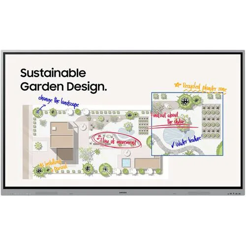 SAMSUNG SAMSUNG WE65FX 65" commercial display 40 touchpoints 350cd/m² — product photo