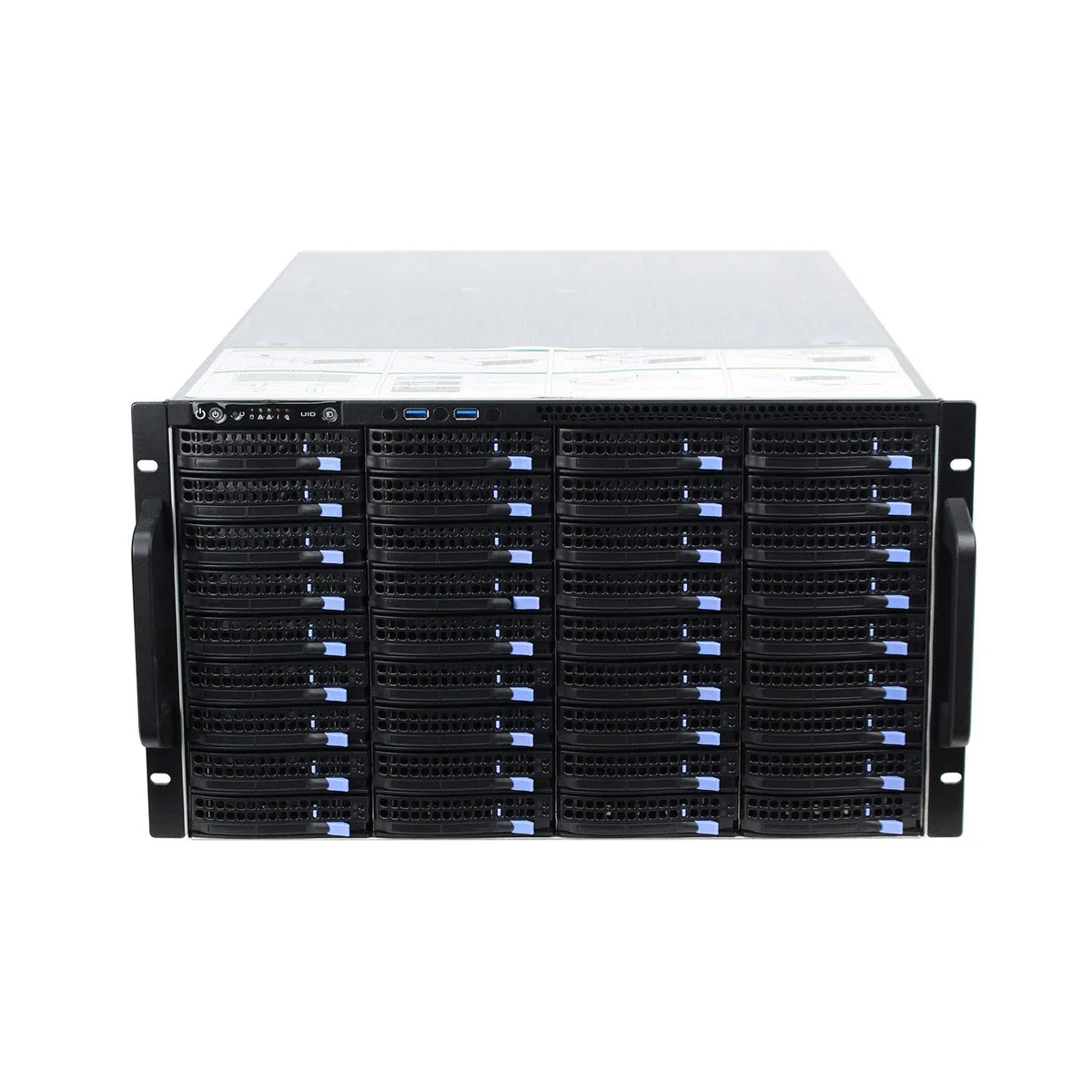 Shenzhen Junxiangcheng Technology Co., Shenzhen Junxiangcheng Technology Co., 6U Rackmount Server Chassis 60×3.5" Hot-Swap 6Gb/s Backplane — product photo