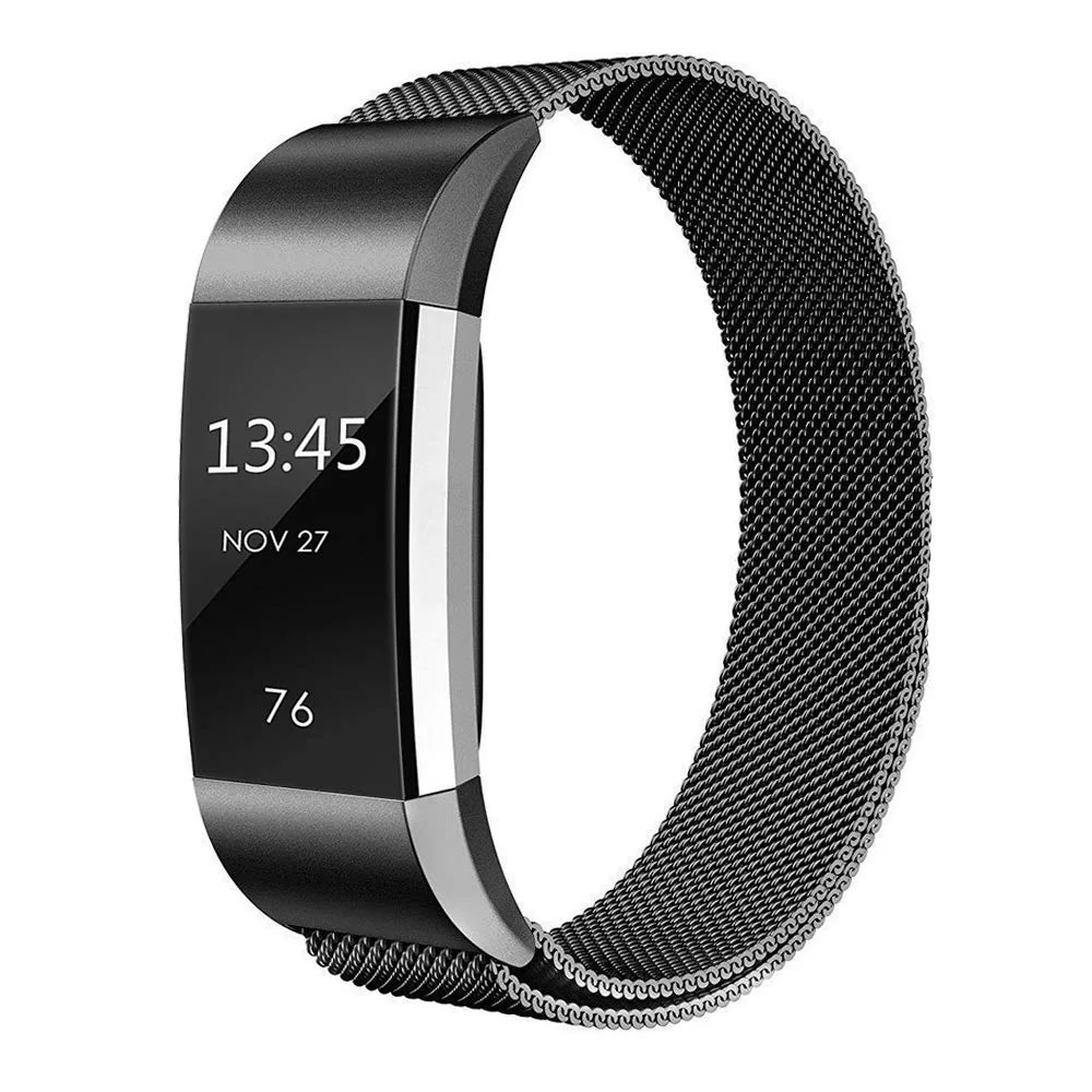 Werleo Werleo Milanese Replacement Band for Fitbit Charge 2 Large 18mm 6.7-9.0in — product photo