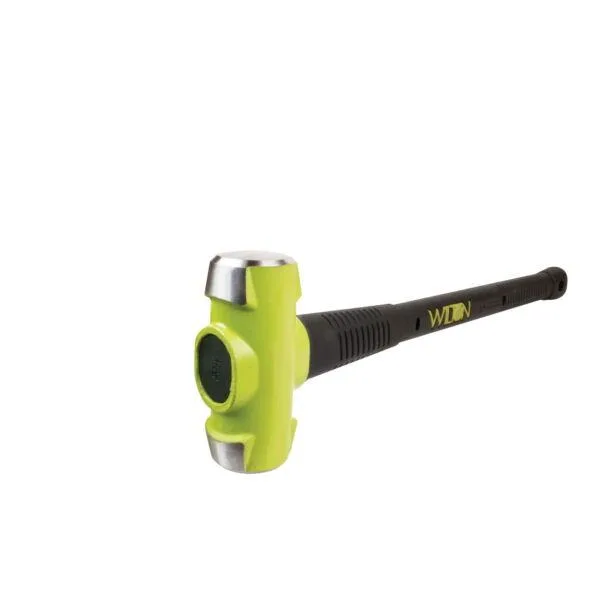 Wilton 10 lb sledge hammer 38 in steel head black rubber grip textured handle lanyard hole