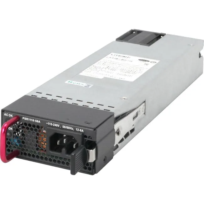 HPE HPE X362 1110W 115-240VAC to 56VDC PoE Power Supply — product photo