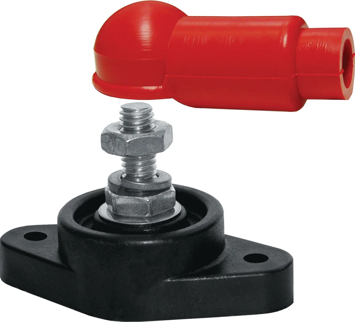 Blue Sea Systems 2001 PowerPost connector, glass-reinforced nylon body with 1/4 inch stud