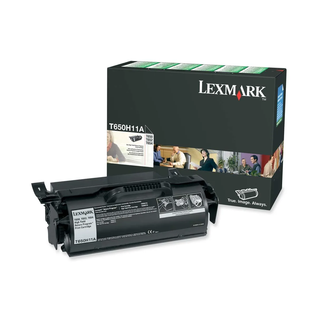 Lexmark Lexmark T650H11A High Yield Return Program Toner Cartridge Black 25000 Pages — product photo