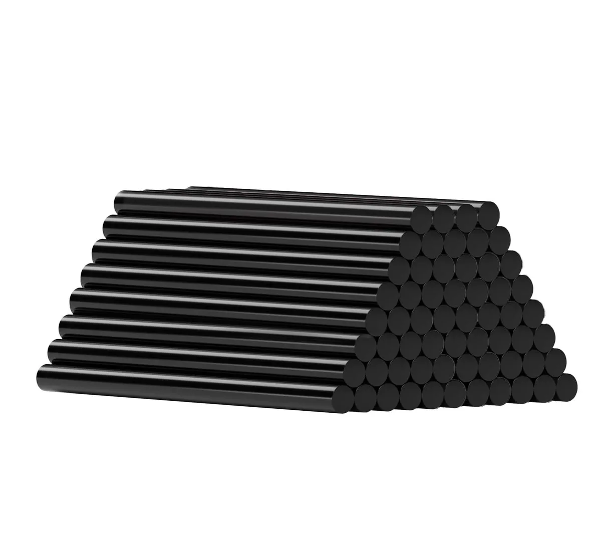 T TOVIA GL-001 Black Hot Glue Sticks Mini 0.27" x 4" 60-Pack — product photo