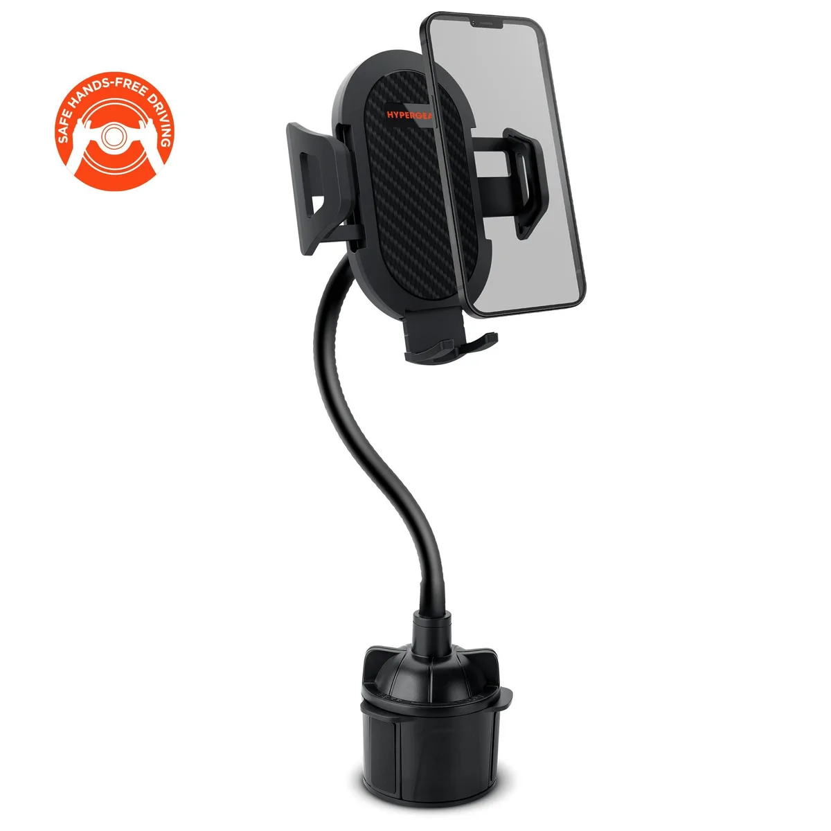 HyperGear HyperGear Cup Holder Flex Phone Mount 360° 6.9in 9.5in 15510 — product photo